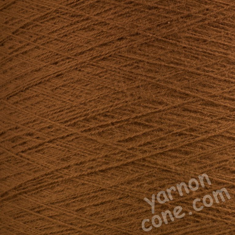 2/30s high bulk acrylic machine knitting yarn on cone 1 2 ply soft treacle brown