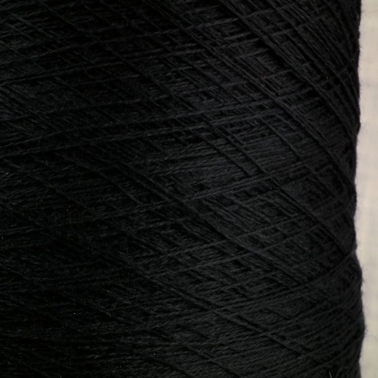 2/30NM zegna baruffa cashwool pure merino knitting wool laceweight yarn cone black