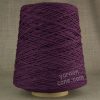 Double knitting DK soft pure cotton yarn on cone hand machine knitting weaving crochet purple