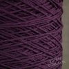 Double knitting DK soft pure cotton yarn on cone hand machine knitting weaving crochet purple