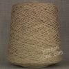Double knitting DK soft pure cotton yarn on cone hand machine knitting weaving crochet taupe brown