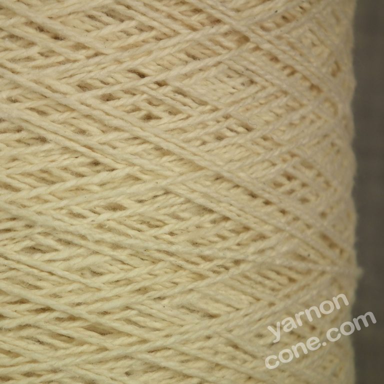 Ecru undyed natural pure 100% cotton weaving twist yarn on cone