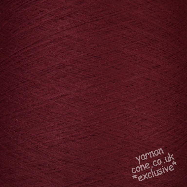 2/30NM high bulk acrylic machine knitting yarn on cone 1 2 ply soft burgundy bordeaux wine