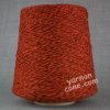 Shetland weaving wool nylon 80 20 2/9 NM fiery tweed red orange marl yarn on cone uk