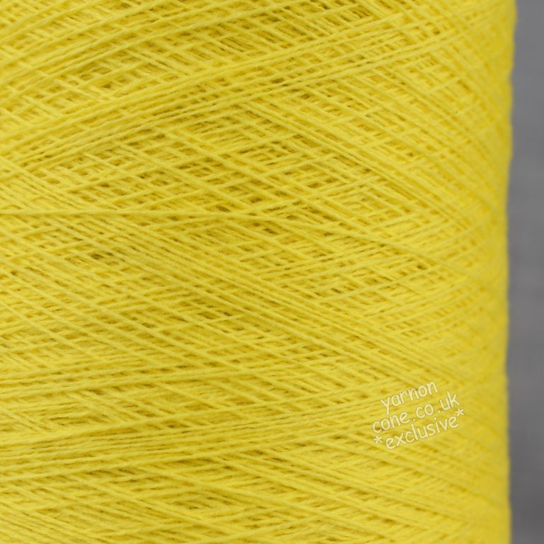 A cone of soft cashmere merino wool mix yarn on cone for machine knitting on home knitting machine